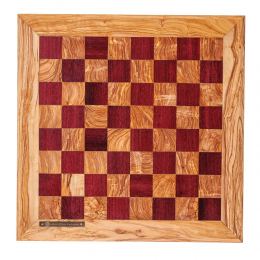 Olive Wood & Purple Heart Wood, Handmade Premium Quality Chess Set, Metallic Classic Chess Pieces 5