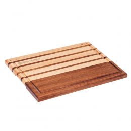 Cutting Board or Serving Board 40x30x2cm Flega Design. Handmade of Maple & Walnut Wood 3