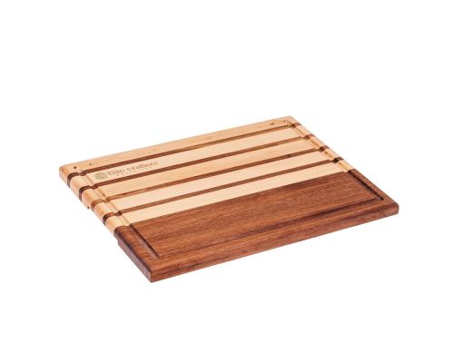 Cutting Board or Serving Board 40x30x2cm Flega Design. Handmade of Maple & Walnut Wood 3