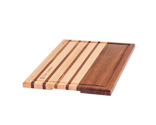 Cutting Board or Serving Board 40x30x2cm Flega Design. Handmade of Maple & Walnut Wood 5