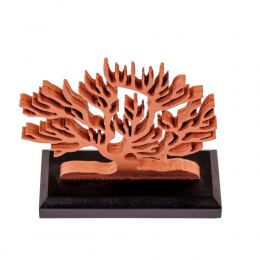 Tree of Life, Wooden Decorative Item, Copper Metallic Color on Black Base. 14cm (5.5'') 3