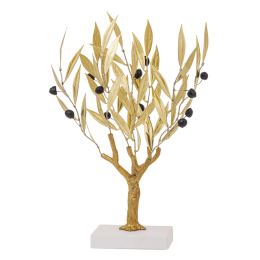 Olive Tree 33cm, Metal Decor, Gold Color Olive Tree 33cm, Metal Decor, Gold Color