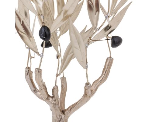 Olive Tree 33cm, Metal Decor, Silver Color, 2