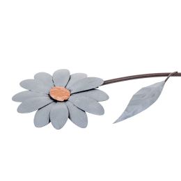 Daisy Flowers - Handmade Metal Wall Decorative Set of 2, Silver, 35cm, 2 Daisy Flowers - Handmade Metal Wall Decorative Set of 2, Silver, 35cm, 2