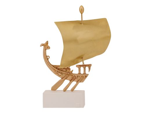 Μεταλλικό Γλυπτό Μινιατούρα - Τριήρης, 16,5cm