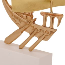 Μεταλλικό Γλυπτό Μινιατούρα - Τριήρης, 16,5cm, 1 Μεταλλικό Γλυπτό Μινιατούρα - Τριήρης, 16,5cm, 1