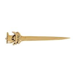 Letter Opener, Handmade of Solid Brass Metal, Stylish Desk Accessory, Trireme Design - 3 Letter Opener, Handmade of Solid Brass Metal, Stylish Desk Accessory, Trireme Design - 3