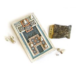 Knossos Decorative Board Game - Handmade Ceramic - Ancient Game Replica Set. 40cm (15.7")