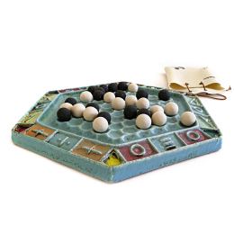 Abalone Decorative Board Game - Handmade Ceramic Replica Set. 35cm (13.8")