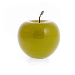 Green Apple - Artificial Fruit - Glossy Ceramic Handmade Table Ornament