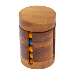 "Twister" Brain Teaser Game - Handmade Wooden Mind Slide Puzzle