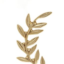 Olive Branch - Handmade Bronze Table Ornament - Style B