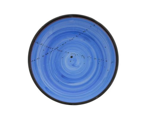 Serving Bowl or Platter - Handmade Ceramic Centerpiece - Blue 13"- 33cm