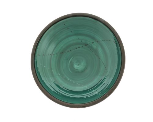 Serving Bowl or Platter - Handmade Ceramic Centerpiece - Green 13"- 33cm