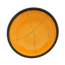 Serving Bowl or Platter - Handmade Ceramic Centerpiece - Yellow 13"- 33cm