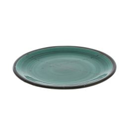 Serving Plate or Dish, Handmade Ceramic - Green 8.6" (22cm)