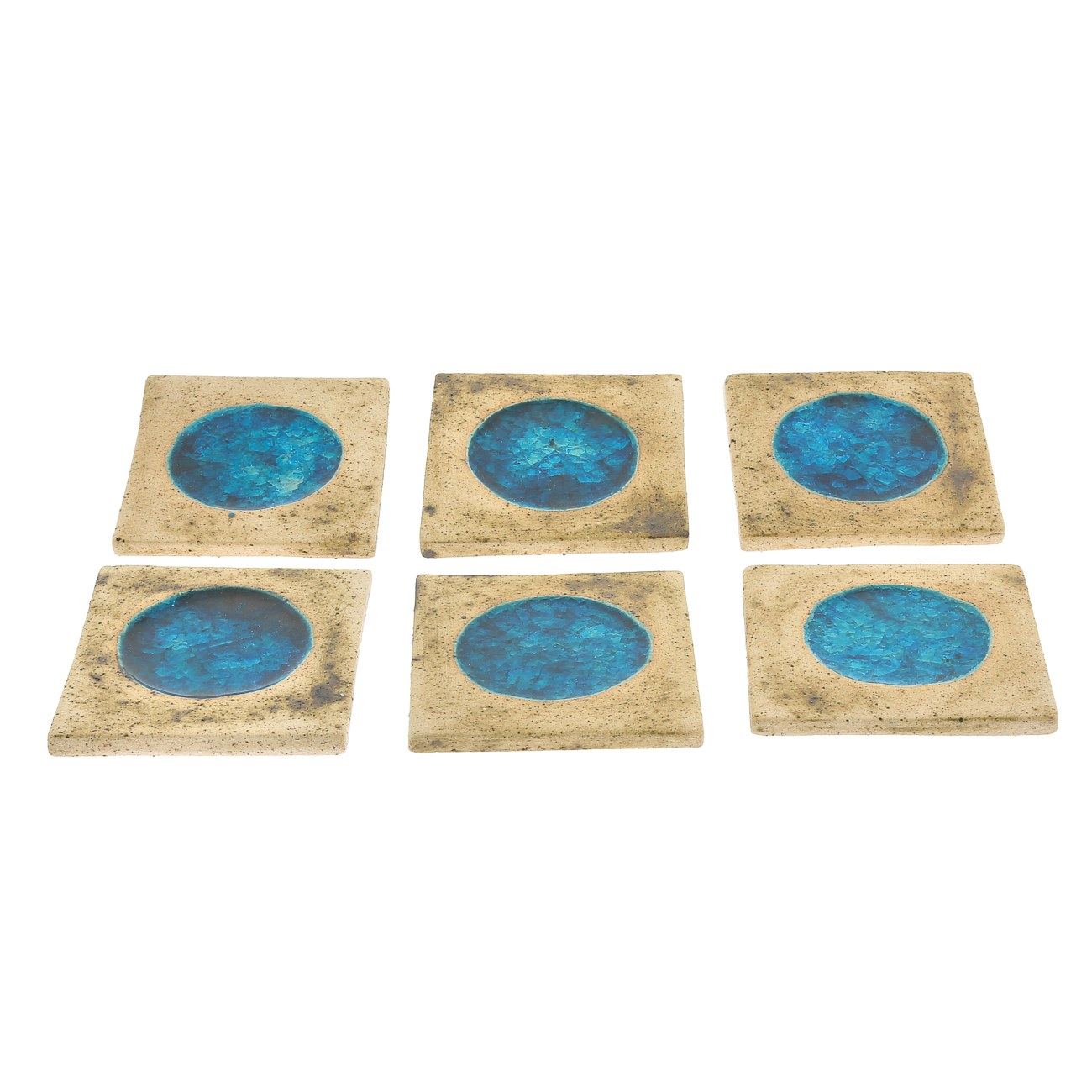 Ceramic outlet drink coasters