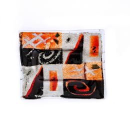 Ashtray - Handmade Fused Glass, Rectangular Shape - Decorative Smoking Accessory - Puzzle Design 16cm (6.3'')