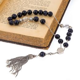 Greek Worry Beads, Handmade of Genuine Chrysolite & Quartz Gemstones - 925 Sterling Silver Chain & Parts