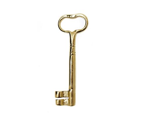 Decorative Key, Handmade Bronze Metal, Classic Style - Gold Color, Large 18cm