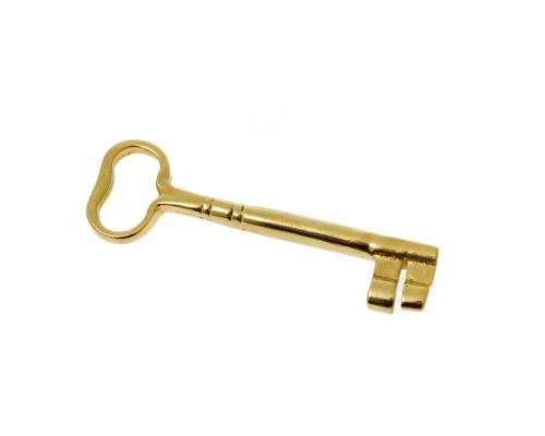 Decorative Key, Handmade Bronze Metal, Classic Style - Gold Color, Large 18cm