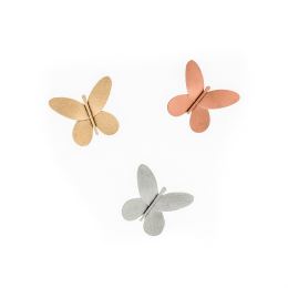 Butterflies - Handmade Metal Wall Decorative Accent Set of 3