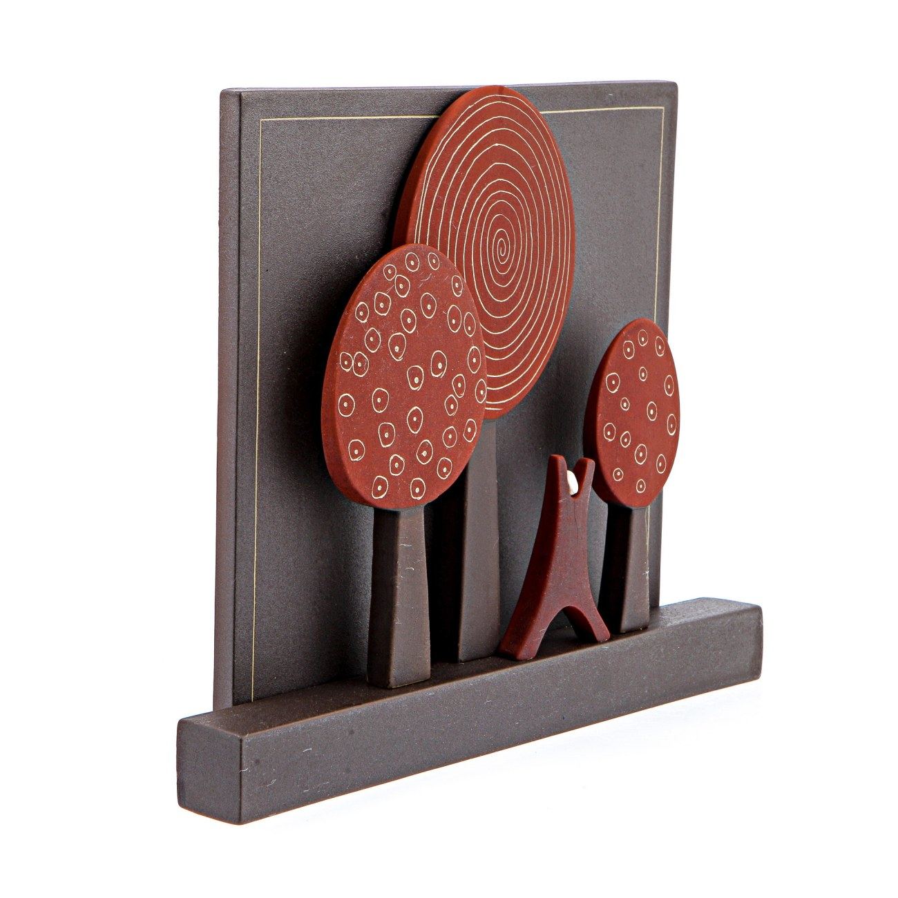 Modern Ceramic 3d Tile Wall Art Decor Sculpture Handmade