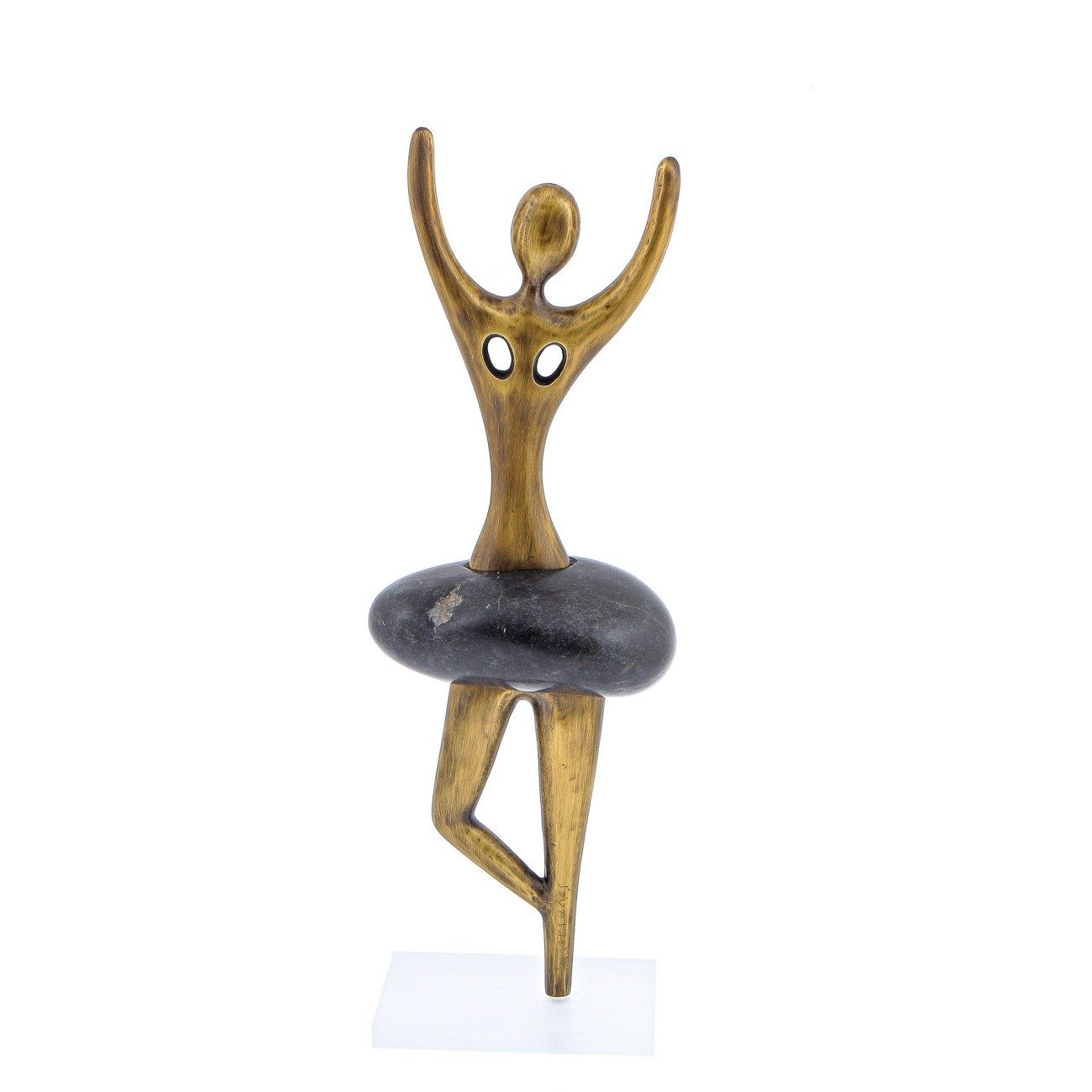 Ballet Dancer (Ballerina) Modern Metal Sculpture Handmade Bronze