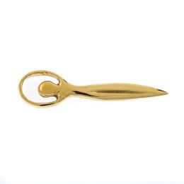 Letter Opener, "Human Figure" Design - Handmade Solid Bronze Desk Accessory