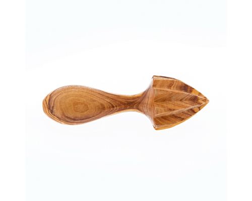 Olive Wood Lemon Reamer - Handmade Hand Juicer, Kitchen Tool - 6.7" (17cm)