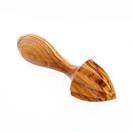 Olive Wood Lemon Reamer - Handmade Hand Juicer, Kitchen Tool - 6.7" (17cm)