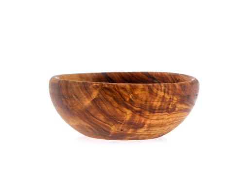 Olive Wood Salad Serving Bowl - Handmade Kitchen Accessory - Diam. 9.8" (25cm)