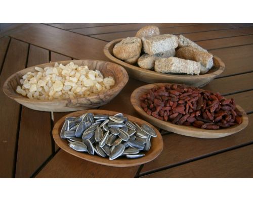 Olive Wood Serving Dishes or Plates Set of 3 - Handmade ...