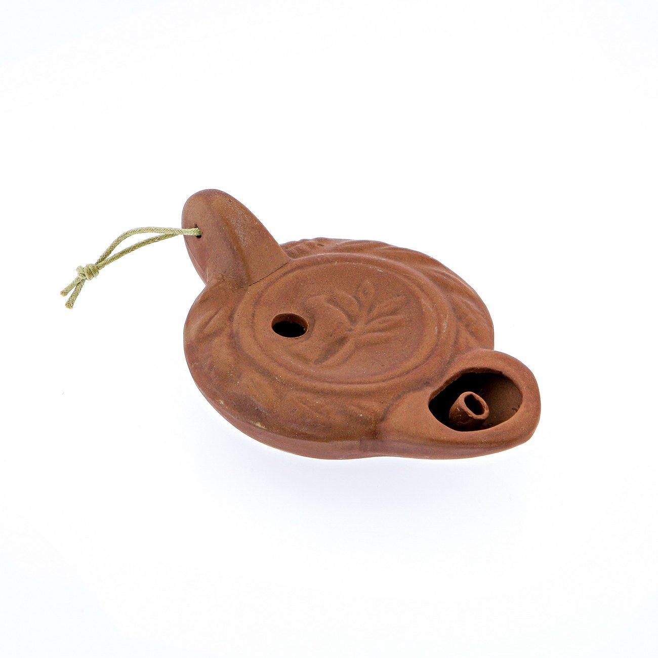 Oil Lamp Handmade Quality Ceramic, Ancient Greek Style Replica