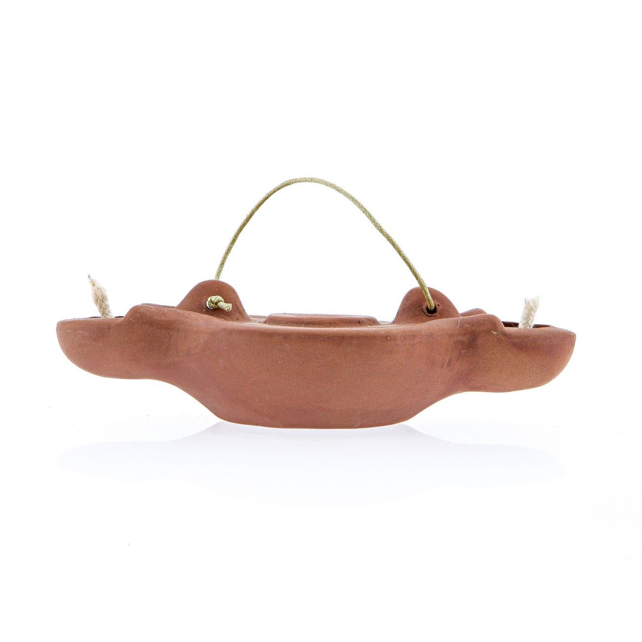 Oil Lamp Handmade Quality Ceramic, Ancient Greek Style Replica