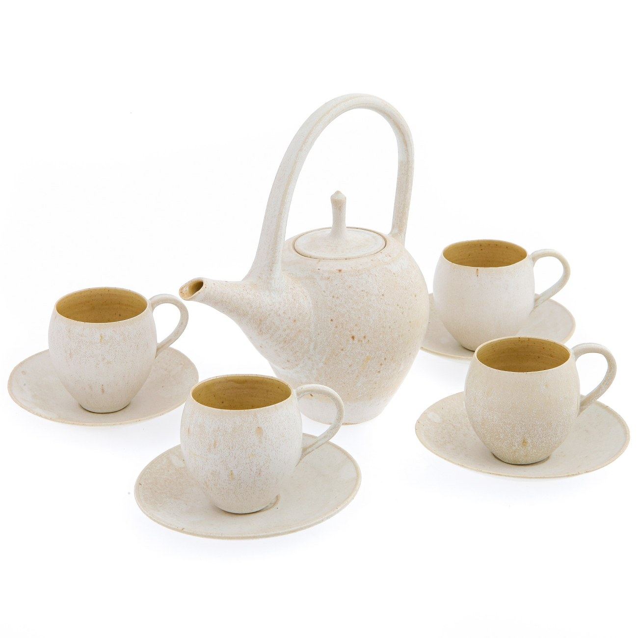 Coffee Tea Pot Cups With Saucers Set Modern Handmade - Teapot Coffee Tea Pot Cups With Saucers Set Modern Handmadeceramic Table Serveware Beige Brown coffee tea pot cups with saucers set modern handmade - teapot coffee tea pot cups with saucers set modern handmadeceramic table serveware beige brown